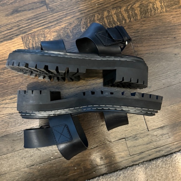 PROENZA SCHOULER Chunky Lug Sole Leather Slingback Sandals - Picture 5 of 5